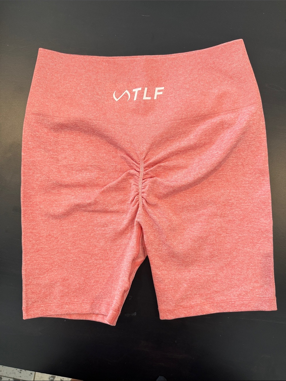 TLF Coral Seamless Scrunch-Back Bike Shorts